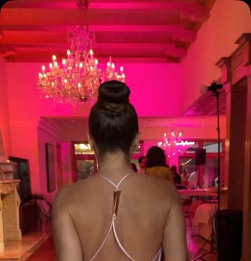 Inna at an evening event