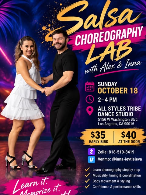 Salsa Choreography Lab poster